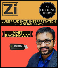 CS Executive (New) Jurisprudence, Interpretation and General Laws By Amit Bachhawat - Zeroinfy