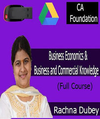 CA Foundation Business Economics and Business and Commercial Knowledge Full Course by CA Rachna Dubey - Zeroinfy