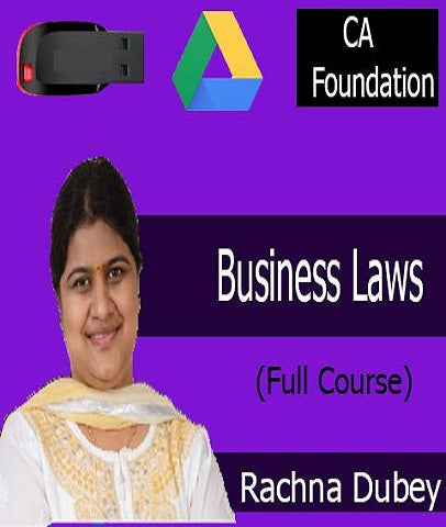 CA Foundation Business Laws Full Course Video Lecture by CA Rachna Dubey - Zeroinfy
