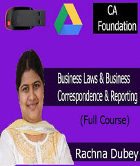 CA Foundation Business Laws and Business Correspondence and Reporting Full Course by CA Rachna Dubey - Zeroinfy