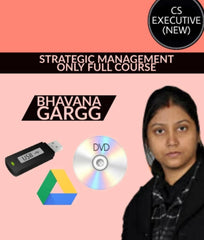 CS Executive (New) Strategic Management Only Full Course Video Lectures By Bhavana Gargg - Zeroinfy