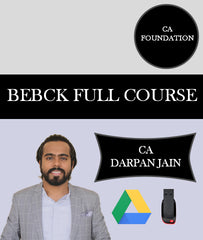 CA Foundation BEBCK Full Course By CA Darpan Jain - Zeroinfy