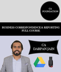 CA Foundation Business Correspondence and Reporting Full Course By CA Darpan Jain - Zeroinfy