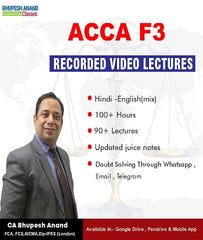 ACCA knowledge Level F3 Financial Accounting Full Course By Bhupesh Anand - Zeroinfy