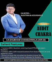 CA Inter Audit Question Bank By CA Shubham Changoiwala - Zeroinfy