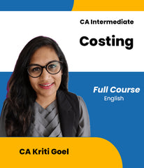 CA Intermediate Cost And Management Accounting (Costing) Full Course Videos By CA Kriti Goel - Zeroinfy