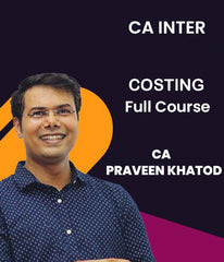 CA Inter Cost And Management Accounting (Costing) Full Course By CA Praveen Khatod - Zeroinfy