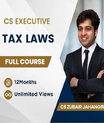 CS Executive Tax Laws Full Course By CS Zubair Jahangir - Zeroinfy