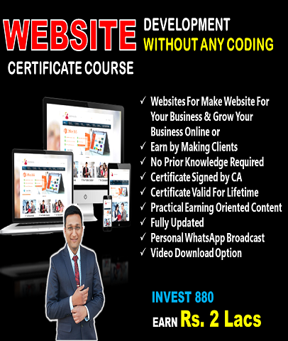 Website Certification Course By CA Piyush Gupta - Zeroinfy