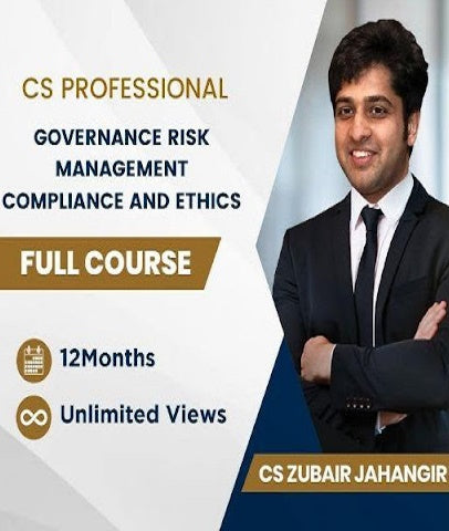 CS Professional Governance, Risk Management, Compliances and Ethics (GRMCE) Full Course By CS Fatema Kagalwala - Zeroinfy