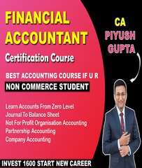 Financial Accountant Certification Course By CA Piyush Gupta - Zeroinfy