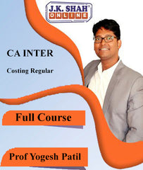 CA Inter Costing Full Course By J.K.Shah Classes - Prof Yogesh Patil - Zeroinfy